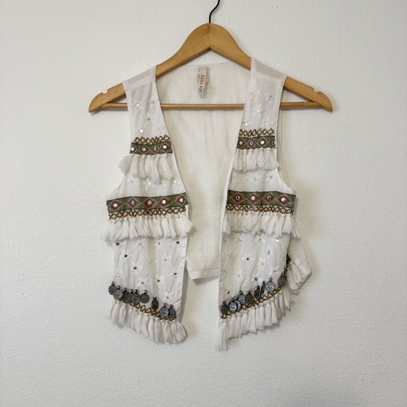 RAGA Jackets & Blazers - RAGA Embellished Fringe Vest